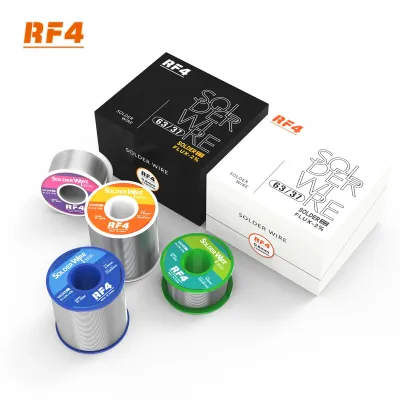 RF4 50-500g lead-free solder wire 63% tin 183-245 ℃ melting point 0.3-0.8MM diameter optional tin wire rack box RF-506A