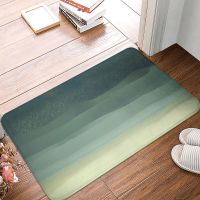 Gray-Green Sky Carpet Entrance Doormat Bath Floor Rugs Absorbent Mat Anti-Slip Kitchen Rug For Home Decorative Foot Mat