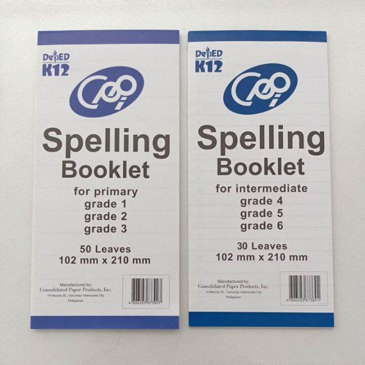 KSSpelling Book Grade 46/1PC/Assorted Brand Lazada PH