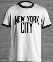 New York City Retro T shirt Vintage Tshirt Old School T shirt moletom do tumblr t shirt casual tops tees ringer fashion- K135