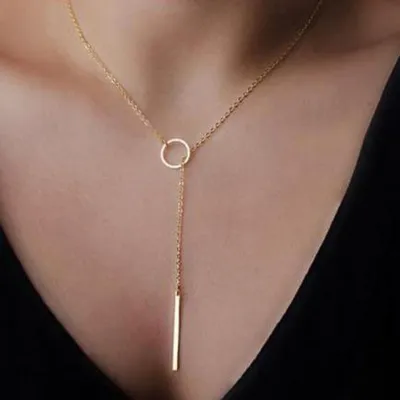 2022 NEW Europe And The United States Minimalist Simple Metal Short Necklace Gifts