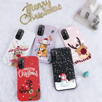 A32 OPPO Untuk A53S A53 32 53S Krismas Belakang untuk OPPOA32คริสต์มาสป้องกันการกระแทก Tahun Baru Funda Coetui Bumper Carcasa