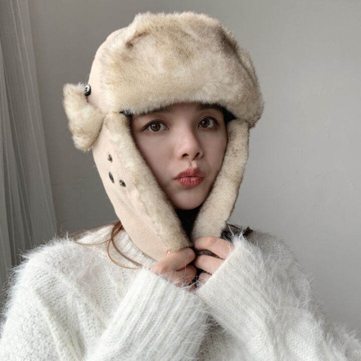 ht2876-russian-hat-thick-warm-women-winter-hat-ladies-earflap-trapper-snow-ski-cap-female-mask-ushanka-fur-hat-women-bomber-hat