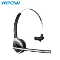 MPOW M5 Trucker Bluetooth Headset with Flip-to-mute Microphone, Bluetooth 5.0, Noise Cancelling Mic, 18Hrs Talk Time, On-ear Wireless Headphones for Home Office Call Center Driving