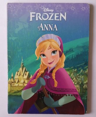 มือ1 ปกหลังมุมล่างมีรอยลอกเล็กน้อย Disney, Frozen,มีหลายภาพ,เจ้าหญิงแอนนา โฟรเซ่น,หนังสือนิทานปกแข็งภาษาอังกฤษ กระดาษแข็งทุกหน้า ขนาด 19ซม