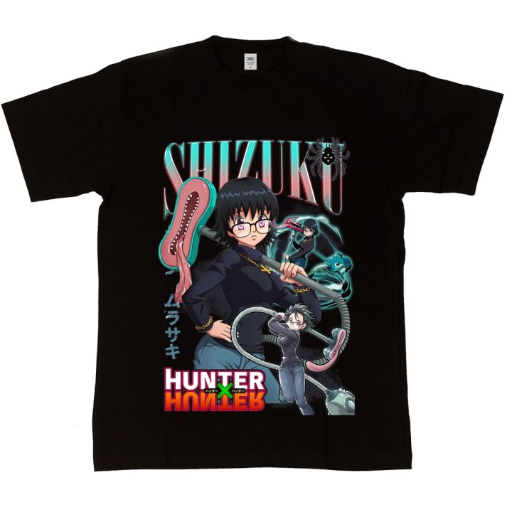เสื้อยืด-พิมพ์ลายการ์ตูน-shizuku-hunter-x-hunter-homage-series