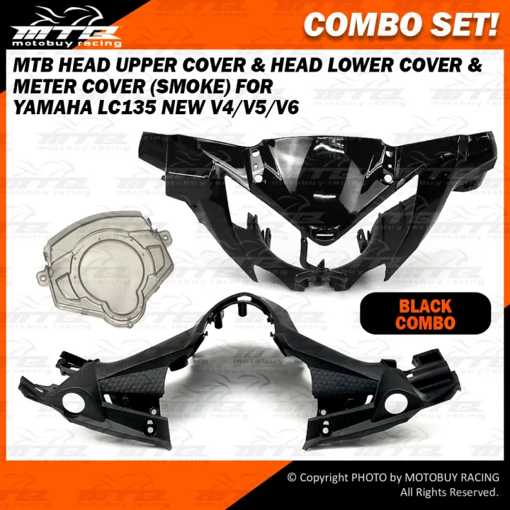 COMBO SET! MTB HEAD UPPER COVER + HEAD LOWER COVER & METER COVER FOR