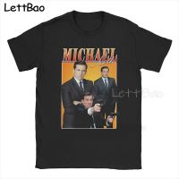 Michael Scott Homage The Office Hot Japanese Anime T Shirt Men Kawaii Graphic Tees Cartoon Tshirt Male 100% Cotton