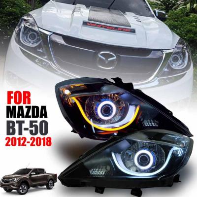 ชุดไฟหน้าโปรเจคเตอร์ LED สำหรับรถมาสด้า บีที50 Mazda BT50 ปี 2016 1 คู่