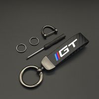 Carbon Leather Car Keychain Chain Key Rings for BMW GT E92 E93 E60 E61 F07 F01 F02 F03 F04 E65 E66 E67 E68 Keychain Lanyard