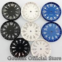 【YF】 Goutent Sterile 33mm Watch Dial Date Fit ETA 2824 2836 PT5000 Miyota 8215 8205 821A 8200 Movement Mens Parts