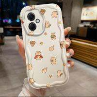 เคสสำหรับ Redmi NOTE 12 NOTE 12 PRO PLUS Bear Wave ไอศกรีมลายสาวน่ารักปลอกเคสโทรศัพท์นิ่ม