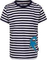 Trespass Childrens/Kids Boundless Shark T-Shirt (9-10 Years) (Navy)