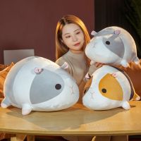 【YF】 Plush Hamster Hug Pillow Cute Chinchillas Doll Soft Stuffed Animals Guinea Pig Toys for Children Kids Lovely Gift Present