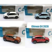 รถ Citroen C4 2020รถโลหะผสมโมเดลจำลองของที่ระลึกรถกล่องเก็บและแสดงเครื่องประดับของเล่นหล่อจากเหล็กหล่อ