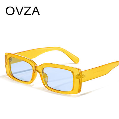 OVZA 2023 S1014กรอบสี่เหลี่ยมผืนผ้าสำหรับผู้ชายแว่นตากันแดดดีไซเนอร์แฟชั่นแบรนด์แว่นตาสำหรับผู้หญิงคลาสสิกใหม่