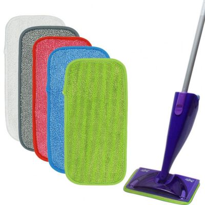 ♙™ 2Pcs Mop Cloth Soft Washable Effective Replacement Mop Rectangle Pads Cloth Cleaning Tools for Swiffer WetJet Flat Mop