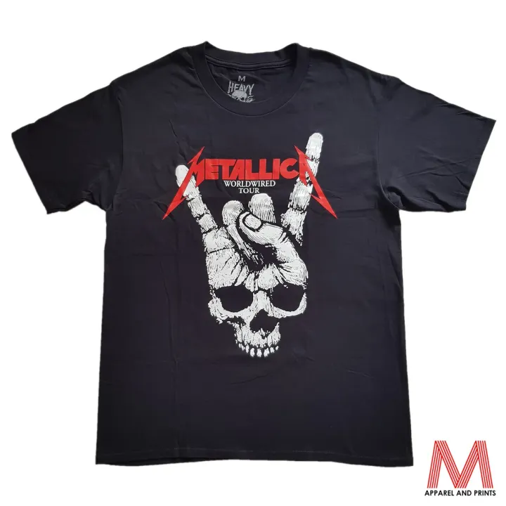 Metallica Worldwired Tour Heavy Metal Rockband Rock Band T-Shirt ...