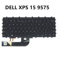 แป้นพิมพ์แล็ปท็อปสำหรับ XPS 15 9575 UI รุ่นภาษาอังกฤษสีดำที่มีแสงไฟ NSK-EPABC PK132471A01ราคาที่ดีแบรนด์ใหม่