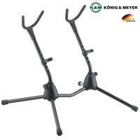 K&amp;M  Sax Stand ขาตั้งแซกอัลโต้ ขาตั้งแซกเทเนอร์ ขาตั้งแซก ขนาดอัลโต ขนาดเทเนอร์ วางได้พร้อมกัน 2 ตัว ปรับระดับได้ (Model: 14320-000-55) ** Made in Germany