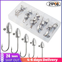 สัมผัสรูปไข่ Jig Head Jig Hooks 1G/2G/3G/5G/7G ตกปลาน้ำแข็ง Hook Raft ตะขอตกปลา Micro Fishing Tackle