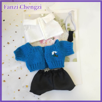 Fanzi เสื้อผ้าตุ๊กตาเทวรูปขนาด20ซม. เสื้อผ้าตุ๊กตาตุ๊กตาผ้ากำมะหยี่เสื้อกันหนาว