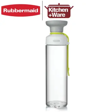 Rubbermaid Leak-Proof Sip Water Bottle, 24 oz, Aqua Waters