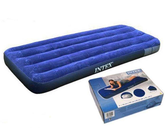 INTEX Inflatable Air Bed Single Size 1 Person Inflatable Bed Travel Bed