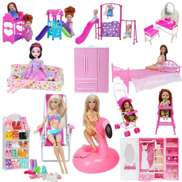 barbie doll game set