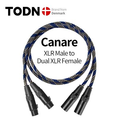 【YF】 Canare HIFI xlr audio cable Stereo high purity 6N OFC gold-plated plug Male to female for microphone mixer