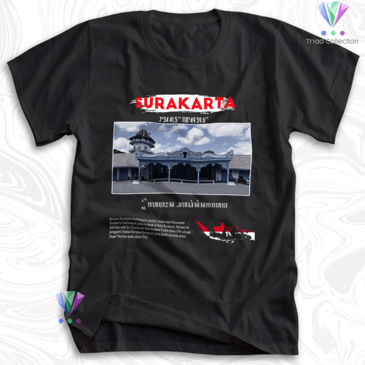 Kaos Indonesia Explore Surakarta Keraton Hadiningrat Tshirt Culture