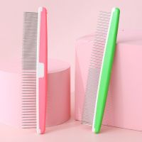 Pet Dematting Comb Stainless Steel Pet Grooming Comb for Dogs and Cats Remove Tangle and Knot Pet Puppy Hair Cleaning Tools Brushes  Combs