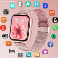 2023 Bluetooth Music Smart Watch สําหรับผู้หญิงเข้ากันได้กับนาฬิกาสร้อยข้อมือ Android IOS Full Touch และหน้าปัดแบบกําหนดเองกันน้ํา