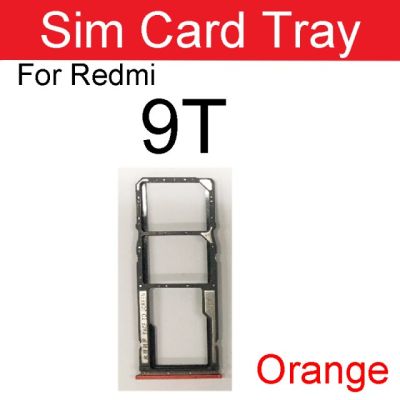 【❉HOT SALE❉】 anlei3 ถาดซิมการ์ดสำหรับ Xiaomi Redmi 9 9a 9c 9T Sim ช่องเสียบบัตร Sim เครื่องอ่านการ์ดสำหรับ Redmi Redrice 9 9a 9c 9T เปลี่ยนชิ้นส่วน