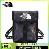 ☃2022ฤดูใบไม้ร่วงฤดูหนาว TheNorthFace กระเป๋าสะพายไหล่เดียวผู้ชายและผู้หญิงที่มีแสงกลางแจ้ง7 Qu7กระเป๋าสะพายไหล่เอียง