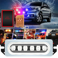 2 in 1 Car Strobe Warning Side Light Grill Flashing Breakdown Emergency 6LED Lamp Truck Trailer Beacon Traffic Light For Cars