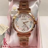 SEIKO LUKIA Automatic Ladies Watch สี Pinkgold สายสแตนเลส รุ่น SRP866J1