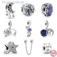 Europe Exquisite New 925 Silver Starry Sky Galaxy Series Charm Beads Fit Original Pandora Bracelet DIY Women Jewelry For Pendant