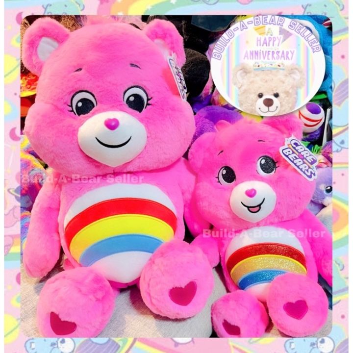 พร้อมส่ง-อเมริกาแท้-ตุ๊กตาแคร์แบร์-carebears-24นิ้ว-jumbo-cheer-bear-ของแท้-นำเข้าอเมริกา