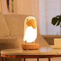 LED Toucan นกไฟกลางคืนโมเดิร์นนอร์ดิกตาราง USB โคมไฟบ้าน luminaria ห้อง Lampe ห้องนอนตกแต่งการศึกษาแสงในร่ม dimmab