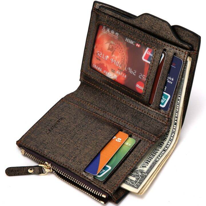 layor-wallet-กระเป๋าคลัทช์กระเป๋าสตางค์ใส่เหรียญพร้อมซิปสำหรับผู้ชาย-กระเป๋าใส่บัตรประจำกระเป๋าสตางค์กระเป๋าสตางค์พับครึ่งมีช่องใส่เหรียญเป็นของขวัญ