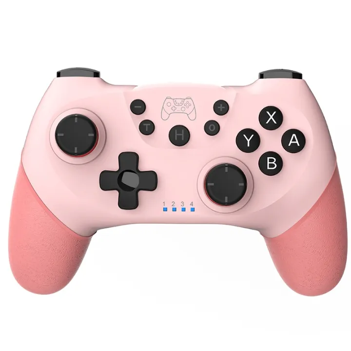 Pink Nintendo Switch Wireless Gamepad Controller Sixaxis Control One