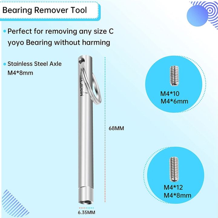 complete-yoyo-bearing-kit-10-ball-unresponsive-yoyo-bearing-yoyo-bearing-bearing-removal-tool-6yoyo-string-6yoyo-axles