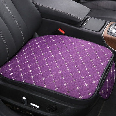 Flax Material Universal Car Seat Cover Protector Linen Front Rear Back Cushion Protection Pad Backrest for Auto Interior Trunk