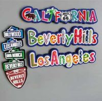 USA Fridge Magnets Los Angeles California Soft PVC Tourism Souvenirs Refrigerator Magnetic Sticker Home Decor Gift