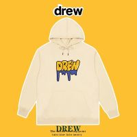 △✕ Drew Bieber Fall/Winter เสื้อสเวตเตอร์สําหรับผู้ชายผู้หญิงแขนยาวมีฮู้ดทรงหลวม