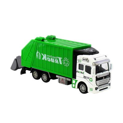 BolehDeals Diecast Model Toy Truck Pull Back Garbage Truck for Children Gift