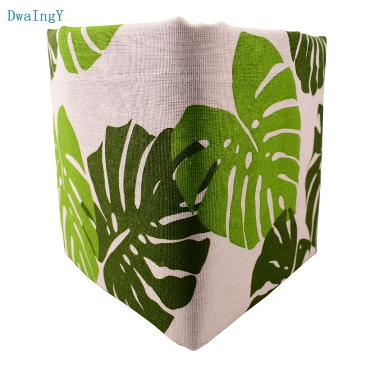 dwaingy-สีเขียวใบพิมพ์ผ้าฝ้ายผ้าลินินผ้าสำหรับ-diy-จักรเย็บผ้าควิลท์โซฟาผ้าปูโต๊ะเฟอร์นิเจอร์ปกเนื้อเยื่อเบาะวัสดุ