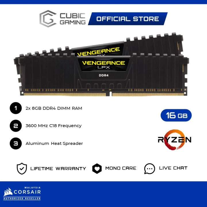 Corsair VENGEANCE LPX DDR4-3600 8GBx2 - codigor.org