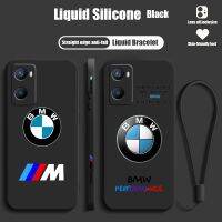 {Taoyitao Case} หรูหรา BMW รถดริฟท์กีฬาสำหรับ OPPO F21 A54S A53S AX7 A52 A33 A31 A16S A11S A9 A5 A1K เคสโทรศัพท์เชือกของเหลว